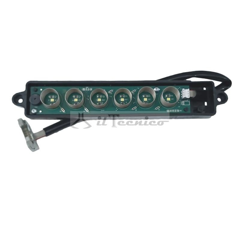 Elica pulsantiera touch Om Stripe Belt led bianco SPP0193654