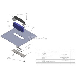 Schema adattamento nuova versione flangia e pulsantiera Kit 3 Max Fire